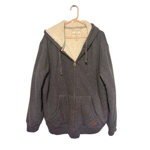 Original Weatherproof Vintage Hooded Sweatshirt with Fleece Lining Mens XXL